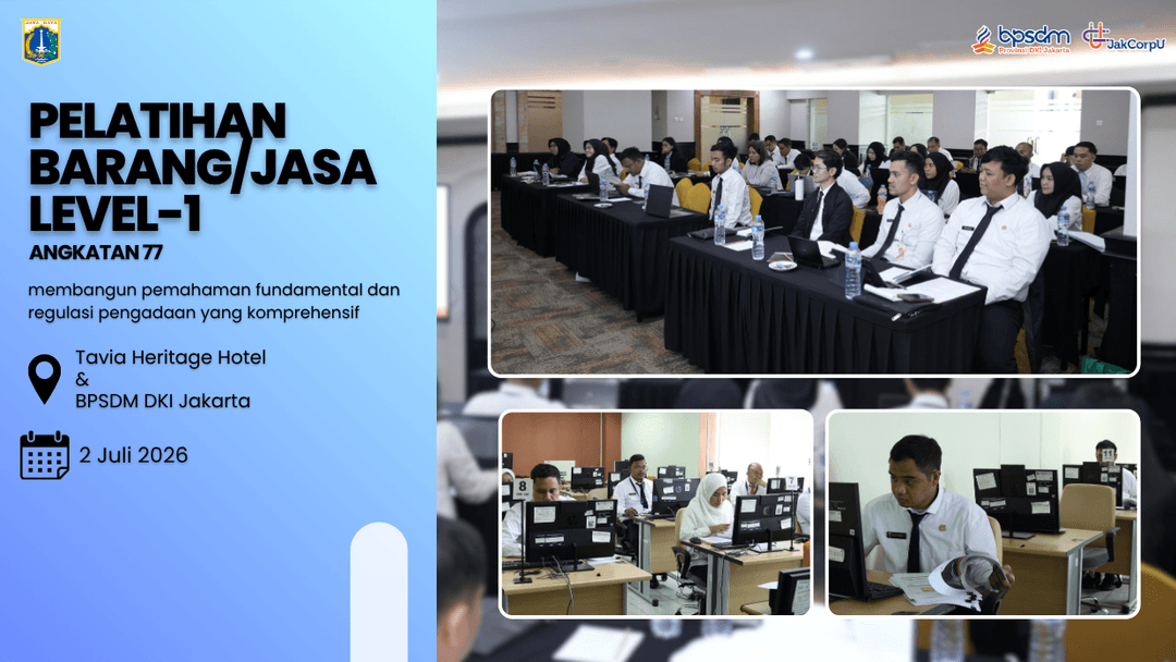 Pelatihan Barang/Jasa Level-1 Angkatan 77